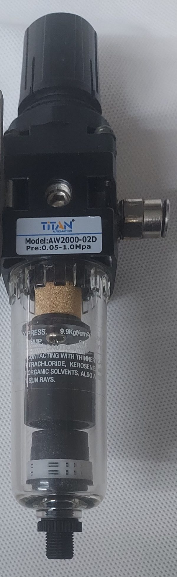 TITAN AW2000 Pneumatic Filter Regulator With Pressure Gauge - Image 2