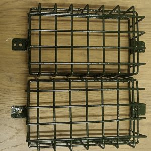 Rear Mesh Light Guards Cages x2 for Land Rover Series 2 3 MRC316 - Used