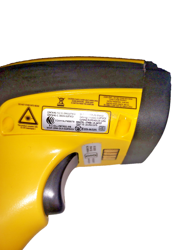 Datalogic Powerscan PBT9501-RB Bluetooth USB Kit Barcode Scanner w /Base Battery - Image 10